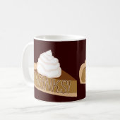 Danke! Kürbis-Torten-Tasse Kaffeetasse (Vorderseite Links)