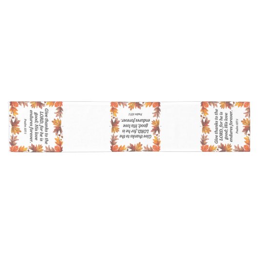 Danke Kurzer Tischläufer (Horizontal)