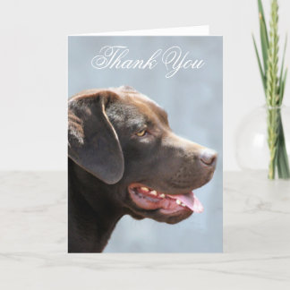 Danke Labrador retriever-Hundegrußkarte