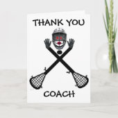 Danke Lacrosse-Trainer (Vorderseite)