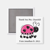 Danke Ladybug Magnet - SRF (Vorderseite/Rückseite)