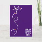 Danke Ladybugs auf Doodle Daisy Karte (Vorderseite)