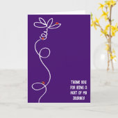 Danke Ladybugs auf Doodle Daisy Karte (Gelbe Blume)