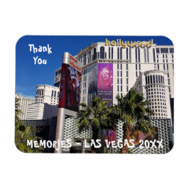 Danke | Las Vegas Bachelorette Foto Souvenir Magnet