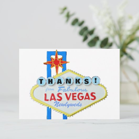 Danke Las Vegas-Jungvermählten (Stehend Vorderseite)