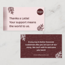 Danke Latte Kaffee Dankeskarten