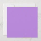 Danke, Lavendel weiß Karte (Rückseite)