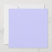 Danke, Lavender blau weiß Karte (Rückseite)