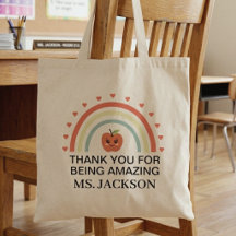 Danke Lehrer Anerkennung Pastell Regenbogen