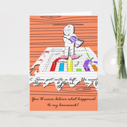 Danke, Lehrer Dankeskarte (Vorderseite)