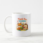 Danke Lehrer Design Süßes Dankeschön Geschenk Kaffeetasse (Links)