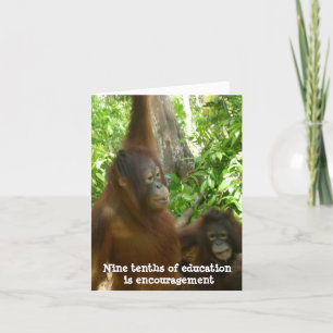 Danke, Lehrer: Ermutigung Dankeskarte