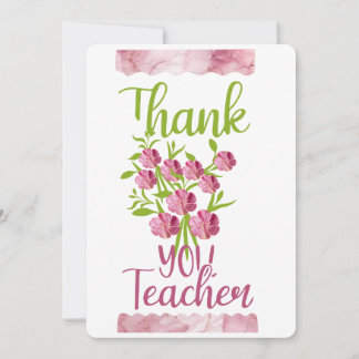 Danke Lehrer Feiertagskarte