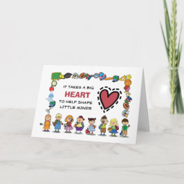 Danke, Lehrer. Grußkarte Dankeskarte