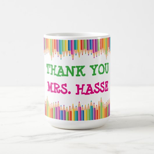 Danke, Lehrer Kaffeetasse (Mittel)