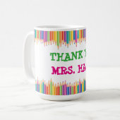 Danke, Lehrer Kaffeetasse (Vorderseite Links)