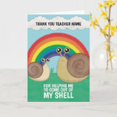 Danke, Lehrer Karte (Gelbe Blume)