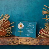 Danke, Lehrer. Lächeln Daisy Custom Gift Fotoplatte (Seite)