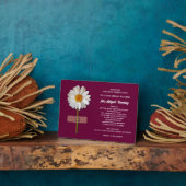 Danke, Lehrer. Lächeln Daisy Custom Gift Fotoplatte (Seite)