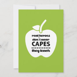 Danke, Lehrer. Lehrangebot | Apple Dankeskarte