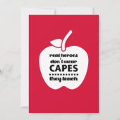 Danke, Lehrer. Lehrangebot | Apple Dankeskarte (Vorderseite)