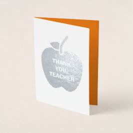 Danke, Lehrer. Lehrangebot | Apple Luxury Folienkarte