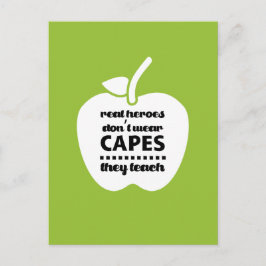 Danke, Lehrer. Lehrangebot Postkarte