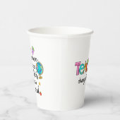 Danke, Lehrer Pappbecher (Rechts)