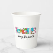 Danke, Lehrer Pappbecher (Vorderseite)