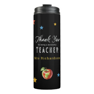 Danke Lehrer Personalisierte Heißgetränke Thermosbecher