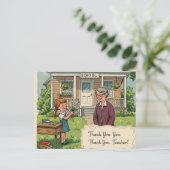 "Danke, Lehrer!" Postkarte (Stehend Vorderseite)
