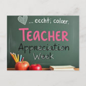 "Danke, Lehrer!" Postkarte (Vorderseite)