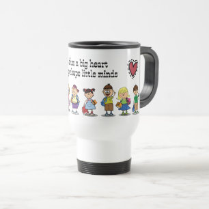Danke, Lehrer. Schulkinder und Tasse für Kostenvor