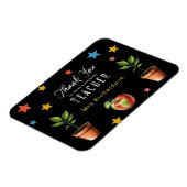 Danke Lehrer Tafel Apfel Personalisiert Magnet (Linke Seite)