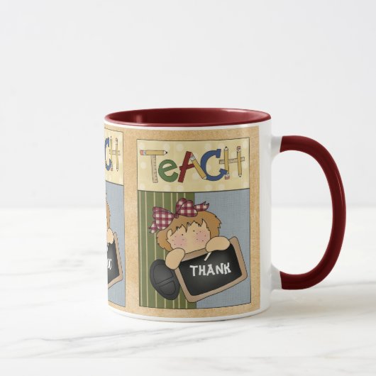 Danke Lehrer-Tasse Tasse (Rechts)
