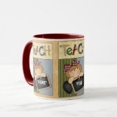 Danke Lehrer-Tasse Tasse (Vorderseite Links)