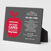 Danke, Lehrer. Teuringgeschenk Fotoplatte (Seite)