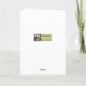 Danke, Lehrer. Vintage Kundenkarte Dankeskarte (Rückseite)