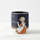Danke, Lehrer. Vintage Kunst Tasse (Zentrum)