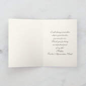 Danke, Lehrer. Vintage Kunstkarte Dankeskarte (Innenseite)