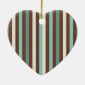 Danke Lehrer, Whimsical Bird Strip Keramik Ornament (Hinten)