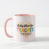 Danke, Lehrerin Tasse (Links)