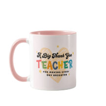 Danke, Lehrerin Tasse