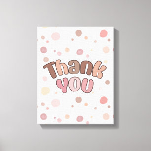 Danke leinwanddruck