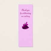 "Danke..." Lesezeichen mit/Namen von Paaren (Rückseite)