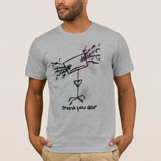 danke lieb T-Shirt (Vorderseite)