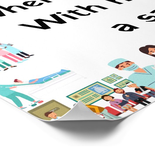 Danke, liebe Engel. Poster (Ecke)