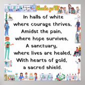 Danke, liebe Engel. Poster (Vorne)