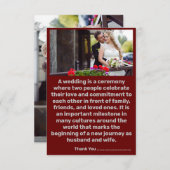 Danke Liebe Heart Wedding (Vorne/Hinten)