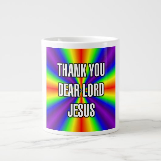 DANKE LIEBER HERR JESUS Tasse (Vorderseite)